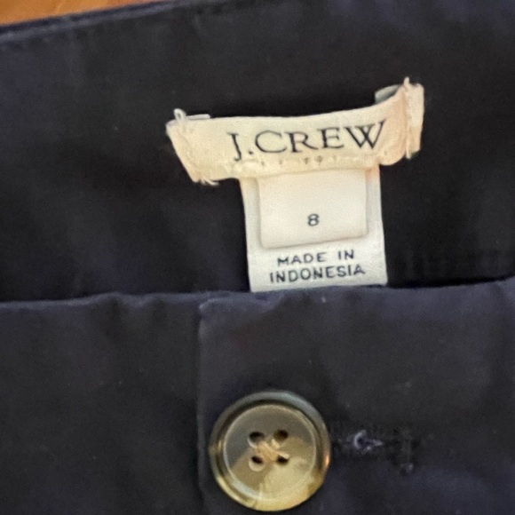 J. Crew Factory Laney Straight Leg Chino Pant in Navy. Size 8. - Picture 5 of 7